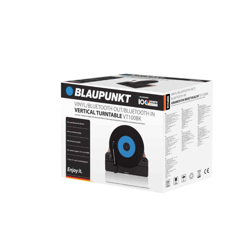 Vertikalni gramofon Blaupunkt VT100BK